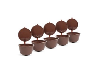 Kapsle na kávu 57369 plnitelné 5ks