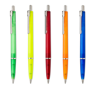 Kuličkové pero ICO Silver Ice, barva pláště asort