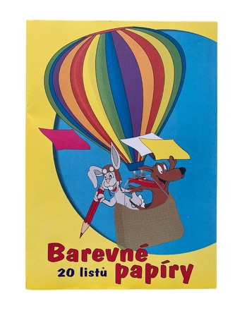 Barevné papíry 20 listů