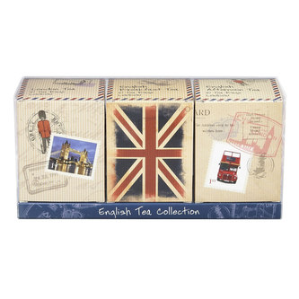 New English Teas čaj krabička PC04, set 3x10 sáčků (3x20 g), POSTCARD, NET