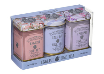 New English Teas čaj plechovka MT56, 3x23 g sypaný čaj, VINTAGE FLORAL, NET
