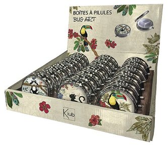 PILL BOX BAP04D02 BUG ART KIUB