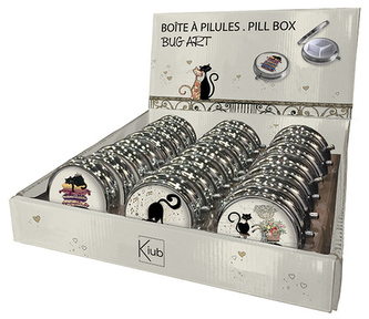 PILL BOX BAP01A01 BUG ART KIUB