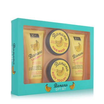 Banana sada Shampoo 100ml+Conditioner 100ml +Hair Mask 50ml+Body Yogurt 50ml