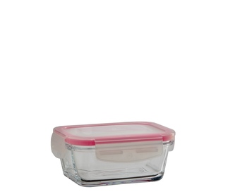 Mísa sklo 400ml s víkem plast