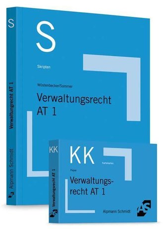 Paket Wüstenbecker, Skript Verwaltungsrecht AT 1 + Pieper, Karteikarten Verwaltungsrecht AT 1