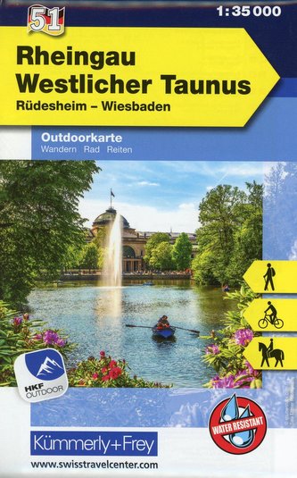 Rheingau Westlicher Taunus Nr. 51 Outdoor Deutschland 1:35 000