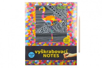 Škrabací/Vyškrabovací notes 10 listů v sáčku 14x20cm