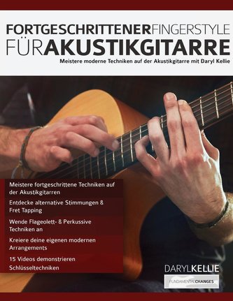 Fortgeschrittener Fingerstyle fu¨r Akustikgitarre