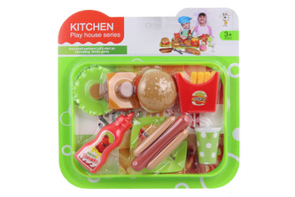 Sada jídla fastfood