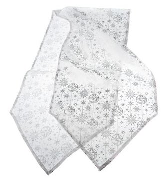 Běhoun stříbrně vyšívaný