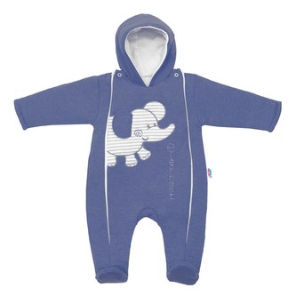 Zimní kombinézka New Baby Winter Elephant jeans - velikost 56 (0-3m)