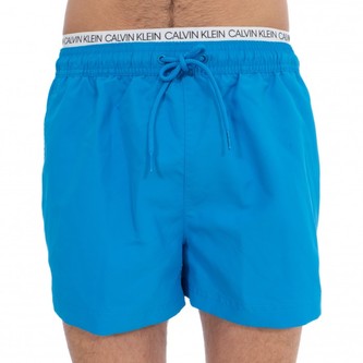 Calvin Klein plavky Double waistband Blue Velikost: S