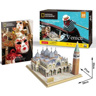 Puzzle 3D National Geographic - Náměstí Sv. Marka 107 dílků