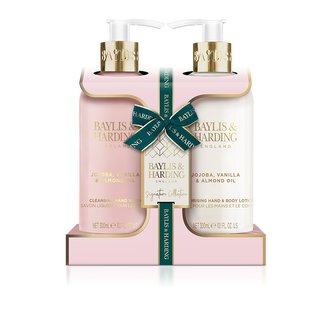 Baylis & Harding  dárkový set mýdlo + mléko Jojoba, vanilla & almond oil