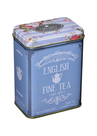 New English Teas čaj plechovka TT30, 125g sypaný čaj, VINTAGE FLORAL, NET