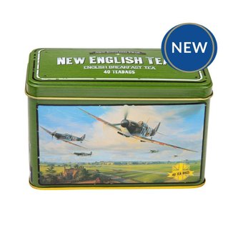 New English Teas čaj plechovka RS80, 40 sáčků (80g), SPITFIRE TIN, NET