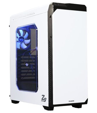 Zalman skříň Z9 NEO WHITE / Middle tower / ATX / USB 3.0 / USB 2.0 / průhledná bočnice