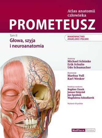 Prometeusz Atlas anatomii człowieka Tom III. Mianownictwo angielskie i polskie