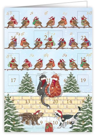 QUIRE PUBLISHING Přání adventní kalendář 6373 QP