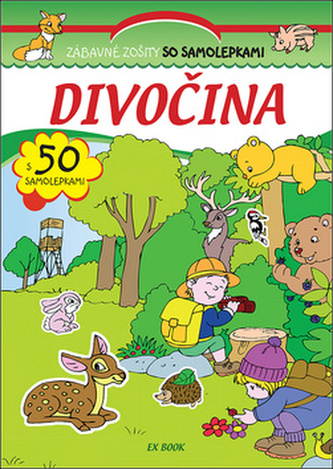 Divočina s 50 samolepkami