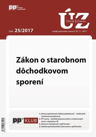Úplne znenia zákonov 25-2017