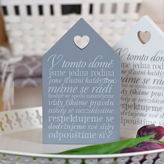 Domeček - Naše rodina (šedá)