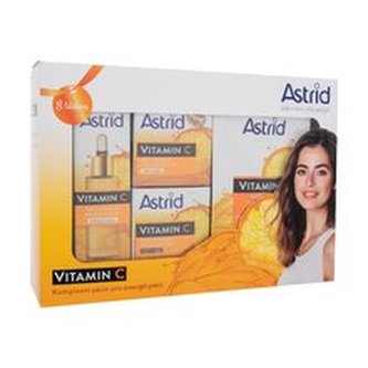 Astrid Vitamin C pleťové sérum Vitamin C Serum 30 ml + denní pleťový krém Vitamin C Day Cream 50 ml + noční pleťový krém Vitamin C Night Cream 50 ml + textilní maska Vitamin C Energizing Textile Mask 20 ml