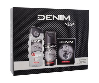 Denim Black voda po holení 100 ml + deodorant 150 ml + sprchový gel 250 ml