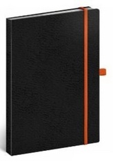 Notes Vivella tečkovaný černý/oranžový