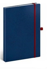 Notes Vivella tečkovaný modrý/červený