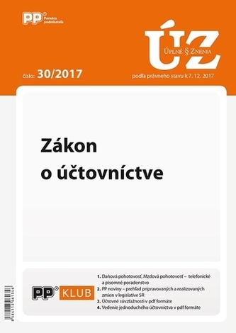 Úplne znenia zákonov 30-2017