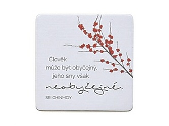 Korkový podtácek Člověk může být