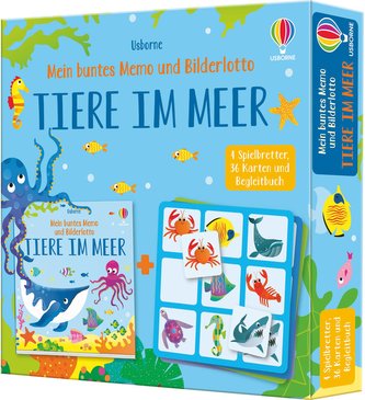 Mein buntes Memo und Bilderlotto: Tiere im Meer