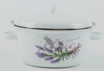 Rendlík 3 l smalt s poklicí levandule 21 cm