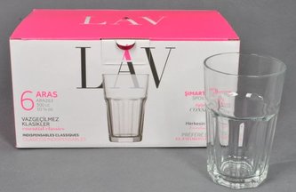 Sklenice 300 ml 6 ks Aras