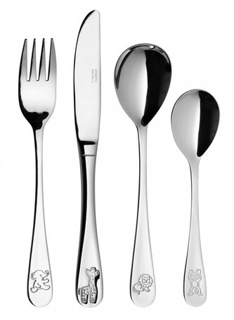 Příbor dětský 4dílný ZOO