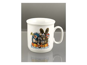 Hrnek 245 ml KRTEČEK A ZVÍŘÁTKA NA ČLUNU