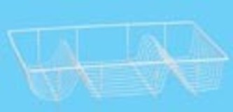 Odkapávač na nádobí kovový 47x30 cm