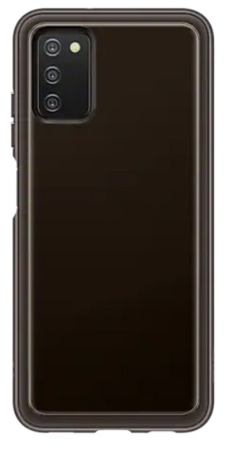 Samsung EF-QA038TBEGE Soft Clear Cover A03s, Black