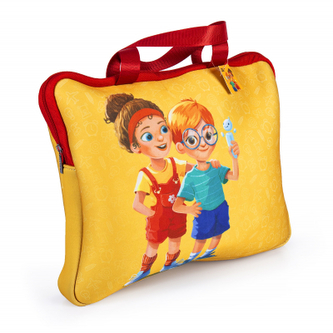 KČ Taška neopren na knihy a 2 tužky_30x36x 4.5cm