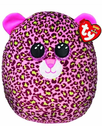Ty Squish-a-Boos LAINEY - růžový leopard 22 cm