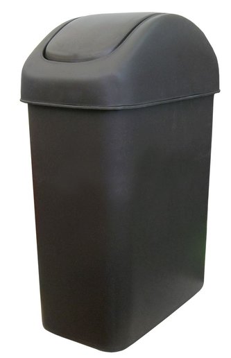 Koš na odpadky výklopný 40x27x15,5 wenge