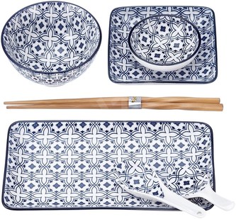 Sada na sushi 7 dílná porcelánová