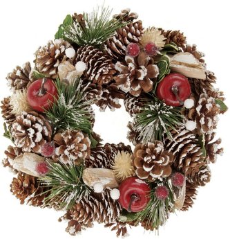Věnec vánoční malý 25 cm