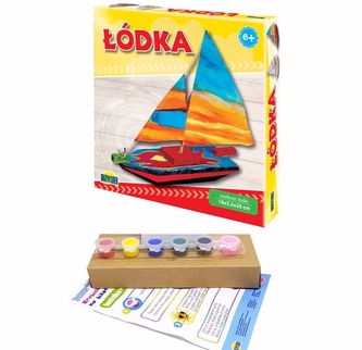Loďka - udělej a vymaluj
