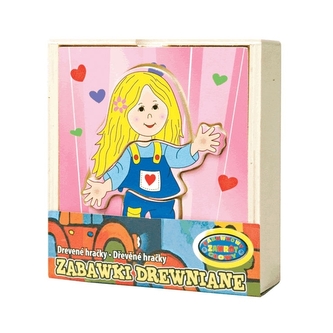 Obleč dívku - dřevěné puzzle