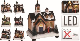 Domeček vánoční s LED osvětlením