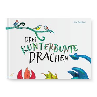 Drei kunterbunte Drachen