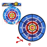 Terč s míčkem a šipkami
